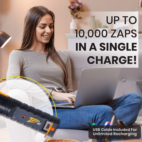 Zap It! Easy-clean net for quick maintenance between uses.