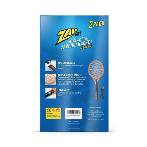 Zap It! Suitable for indoor and outdoor use, on camping trips and patios.