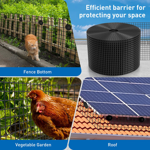 Zapstarz guard for kennels and coops helps deter wildlife from entering.
