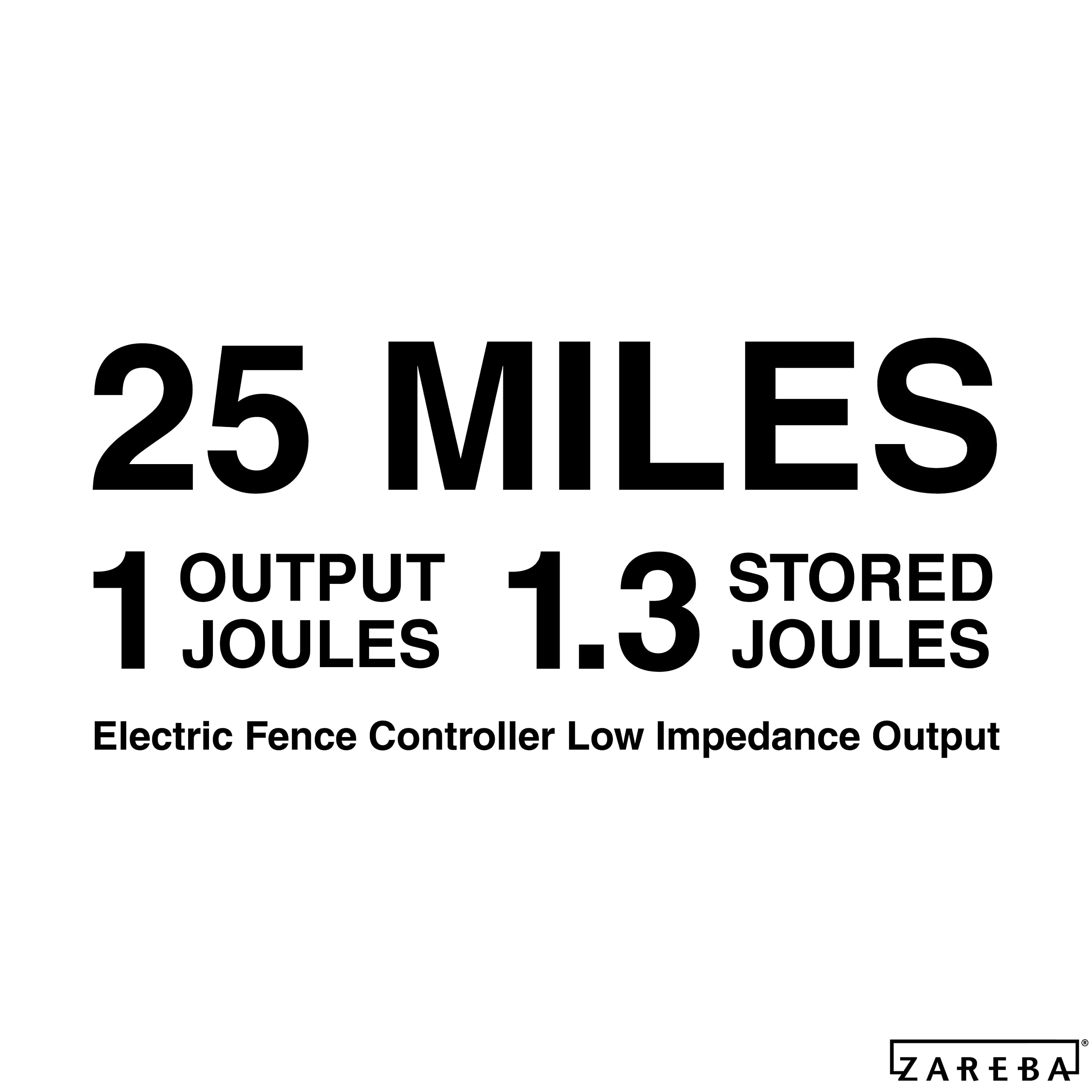Zareba EAC25M-Z handles heavy weeds while maintaining livestock protection.