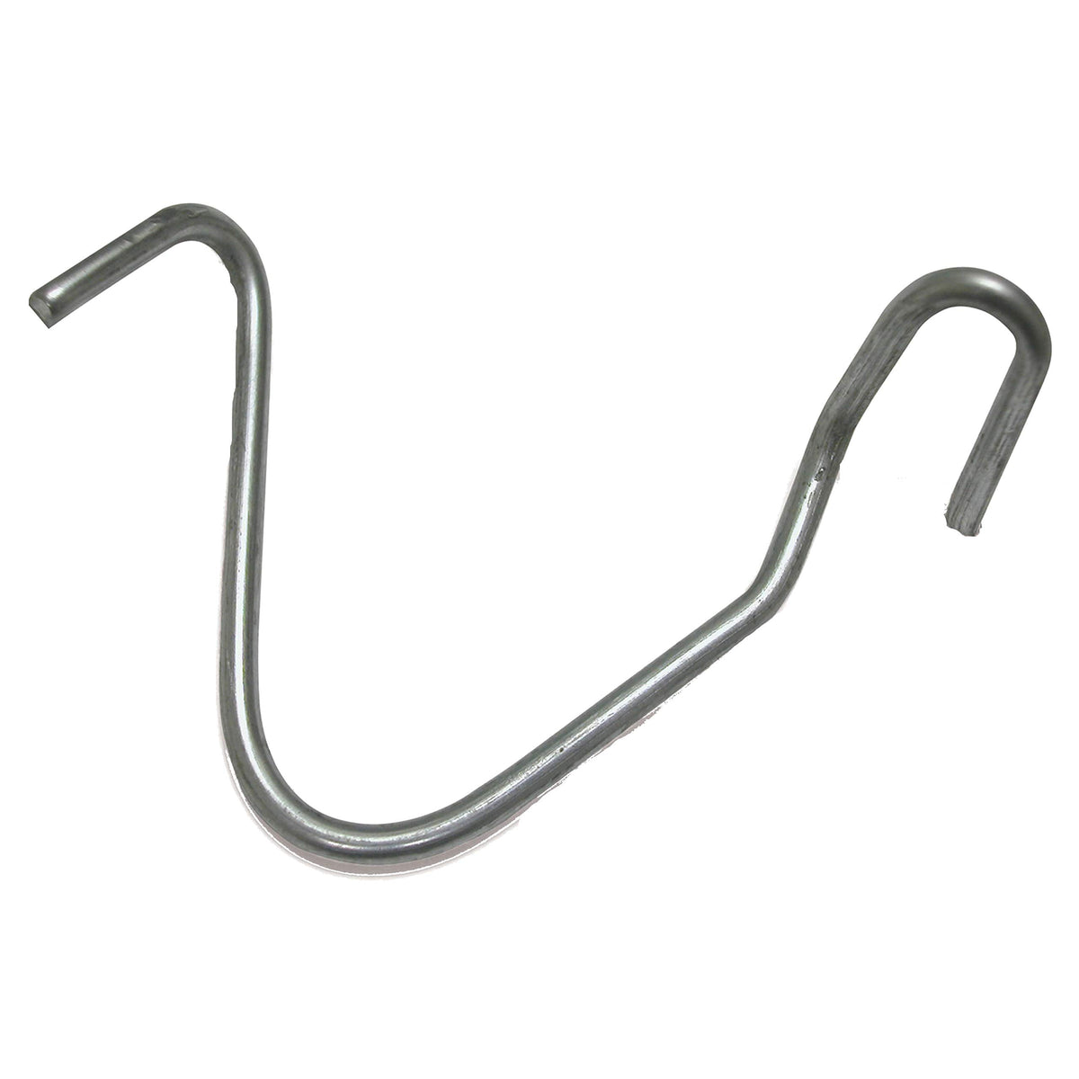Zareba T-Post wire clips on a metal T-post for fast non-electrified wire attachment.