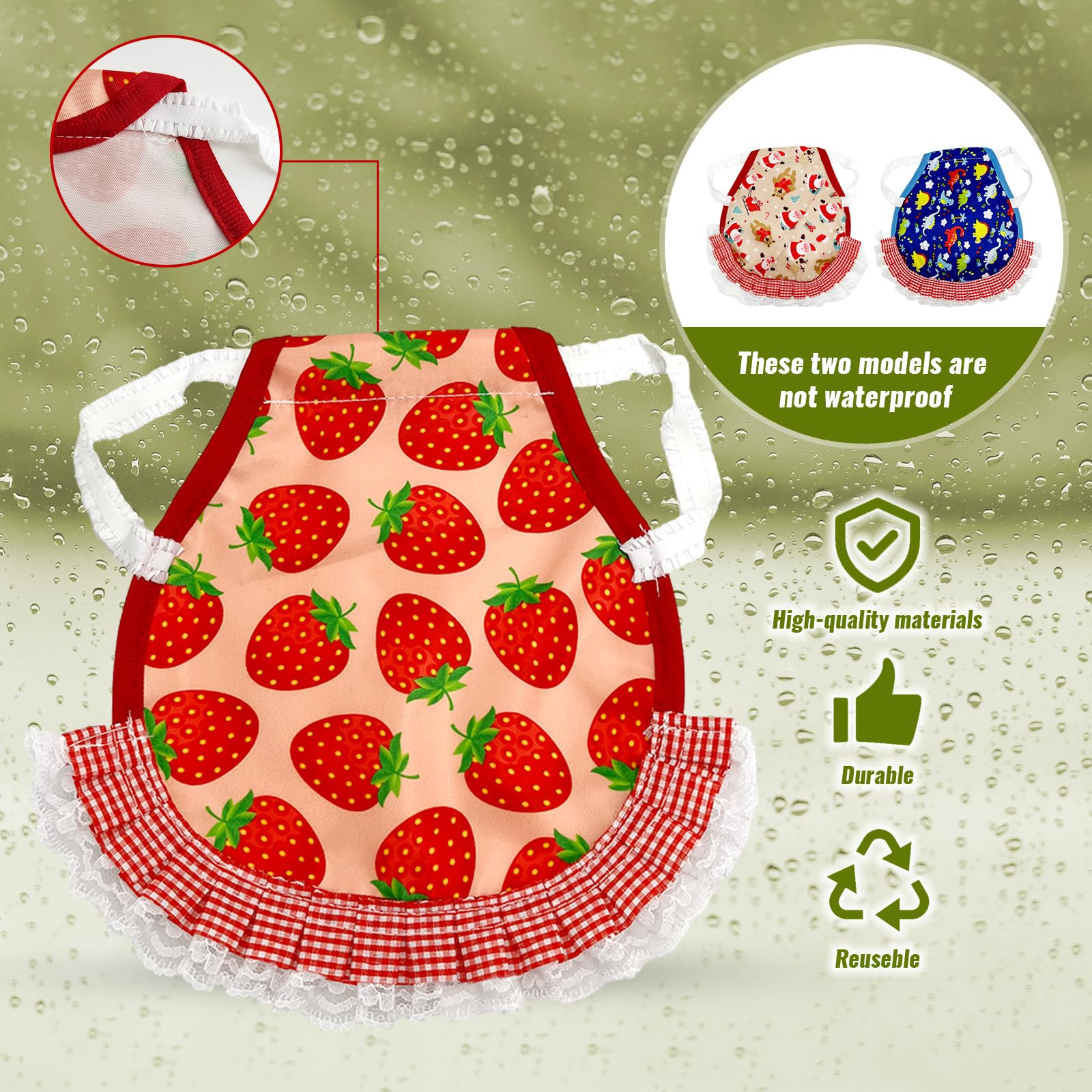 Zaruatu durable cotton fabric for long-lasting coop use.