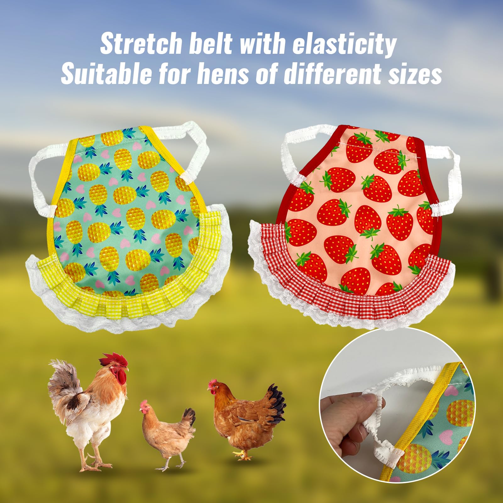 Zaruatu elastic strap provides a secure, flexible fit.