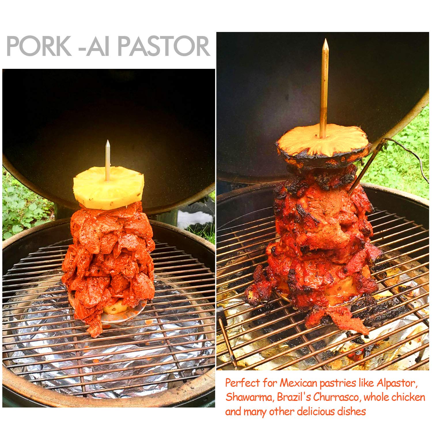 ZAUGONTW dishwasher-safe BBQ rack simplifies cleaning after grilling sessions.