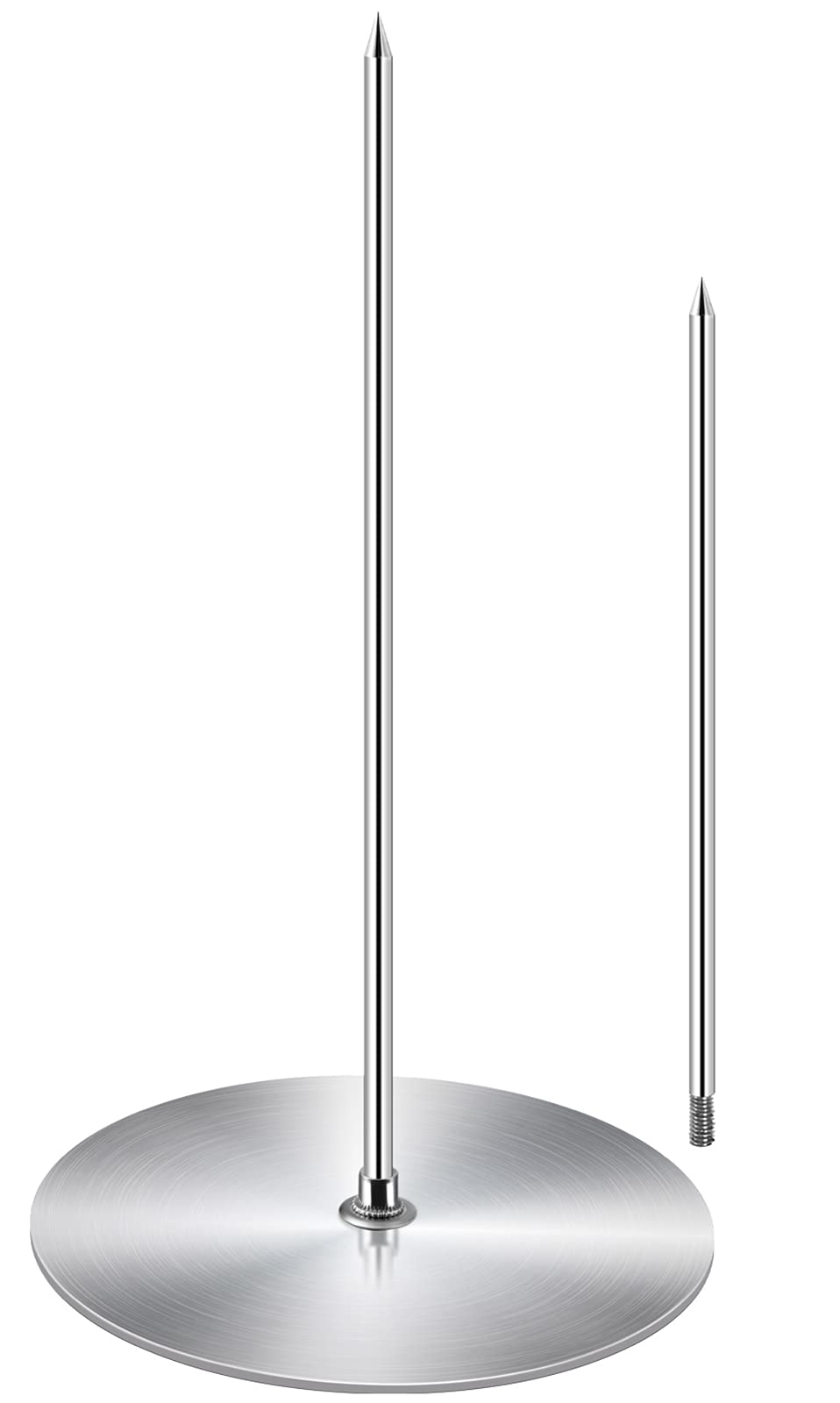 ZAUGONTW vertical skewer grill 8-inch with stable base for even roasting.