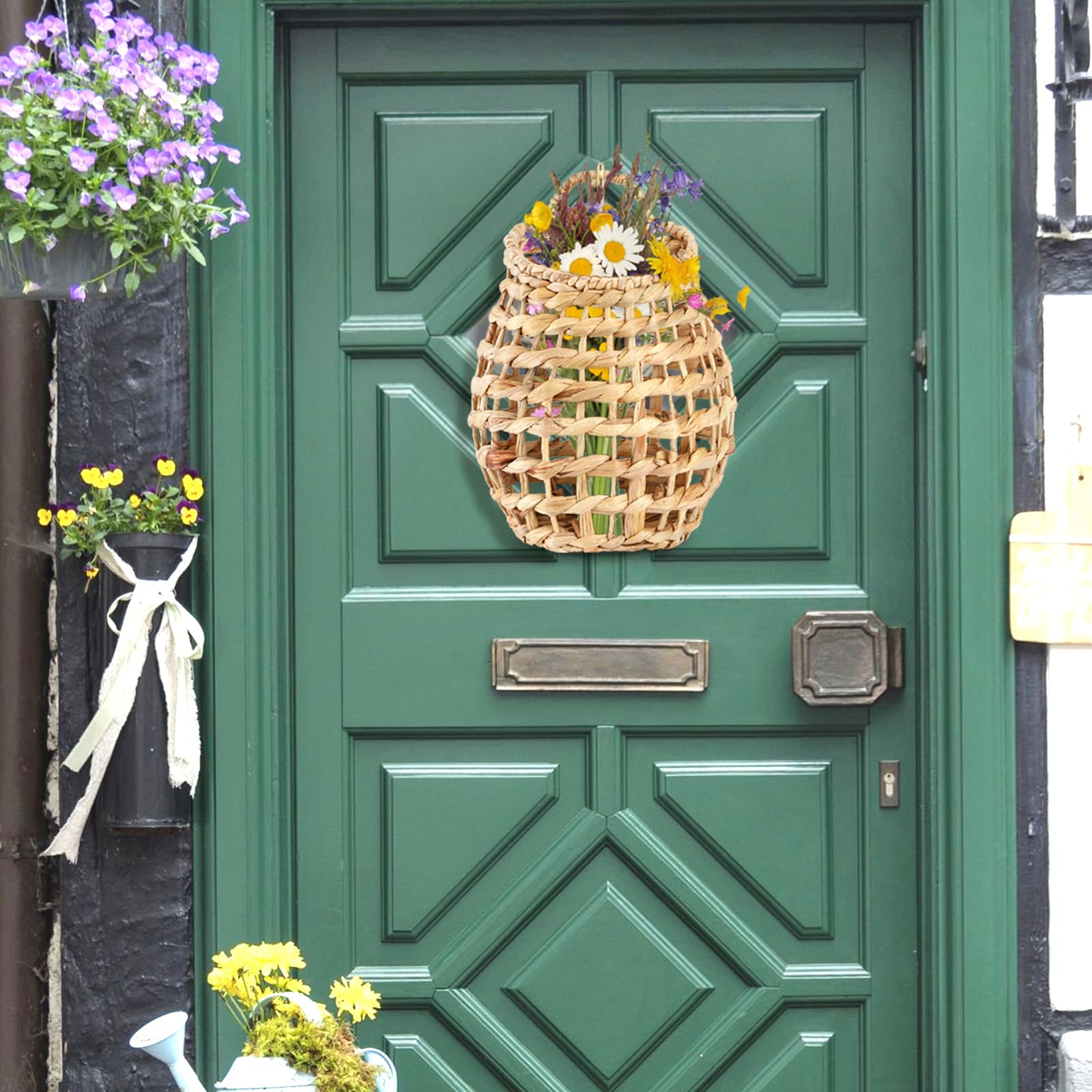 ZAVOOS Boho decor storage basket enhances home organization.