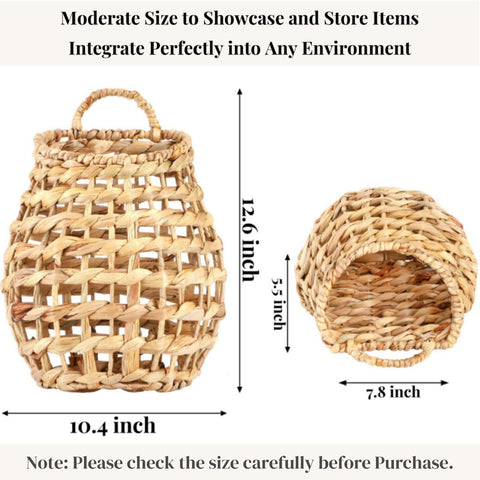 ZAVOOS wall-mounted basket in open design for easy item access.