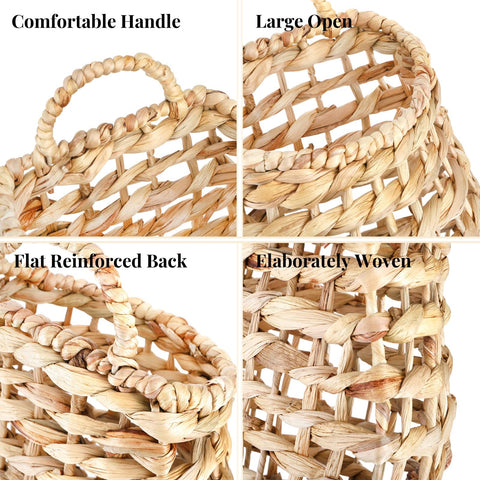 ZAVOOS handwoven basket with steel frame for durable daily use.