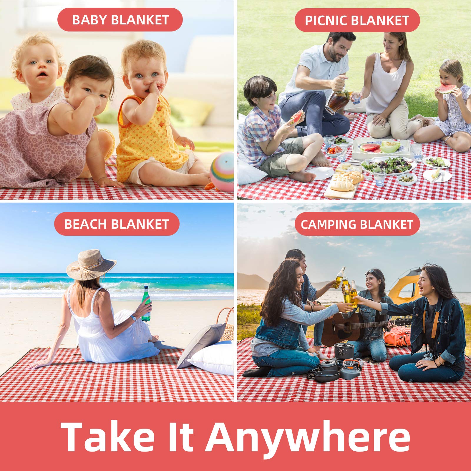 ZAZE blanket suitable for both outdoor and indoor use