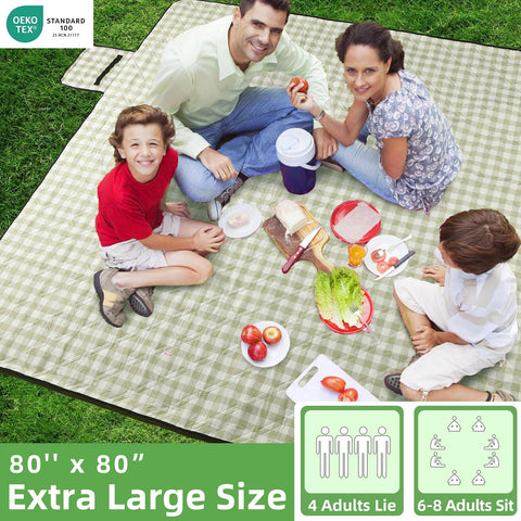 ZAZE waterproof backside keeps grass and sand dry for comfortable seating
