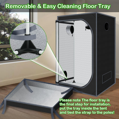 Zazzy Grow Tent 600d-canvas-tear-proof resists wear for long-lasting use