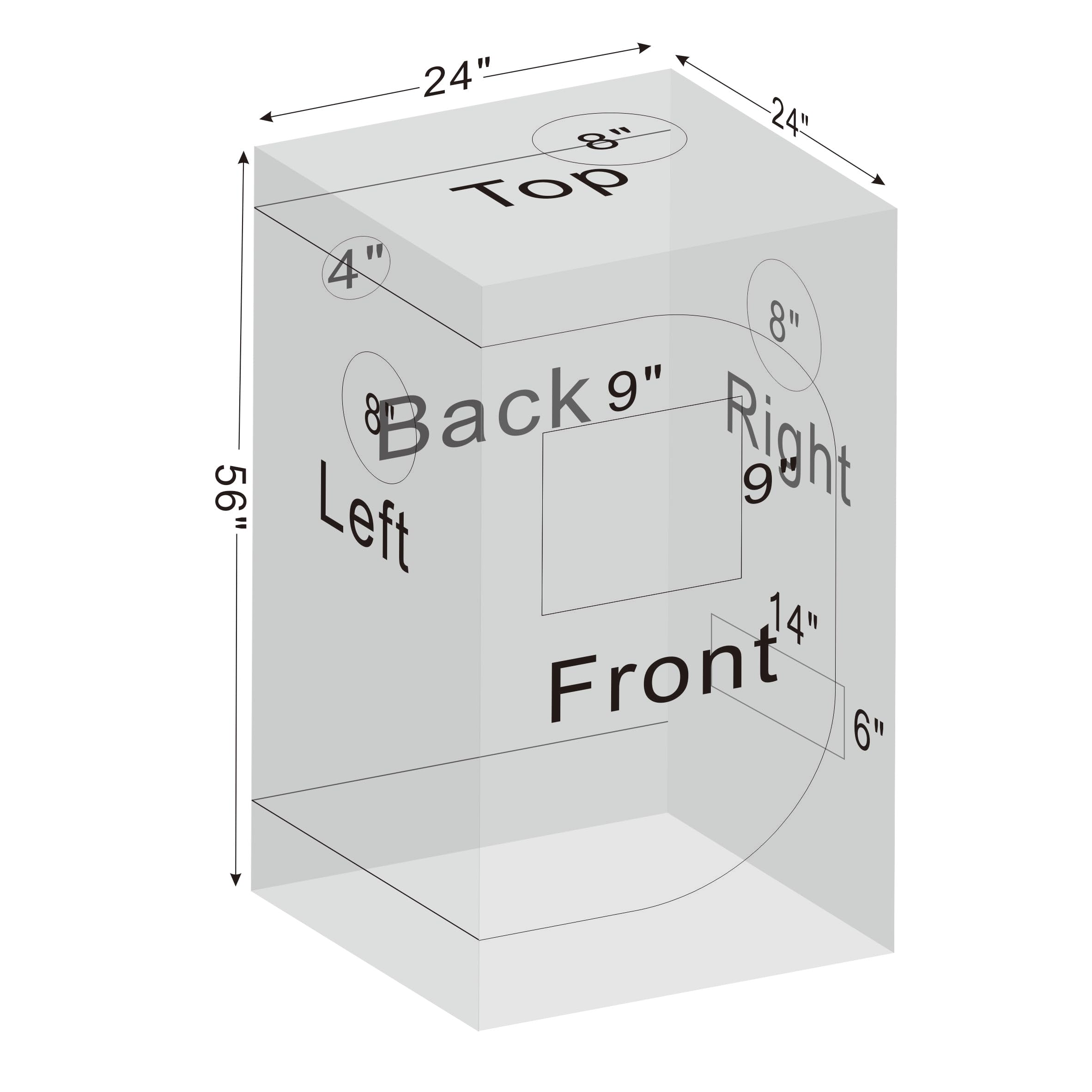 Zazzy Grow Tent heavy duty zippers secure light containment during cycles