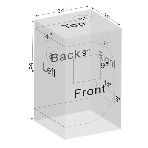 Zazzy Grow Tent heavy duty zippers secure light containment during cycles
