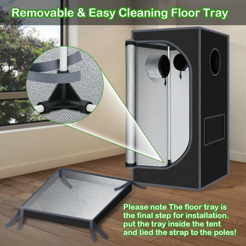 Zazzy Grow Tent ventilation ports support organized airflow and climate control