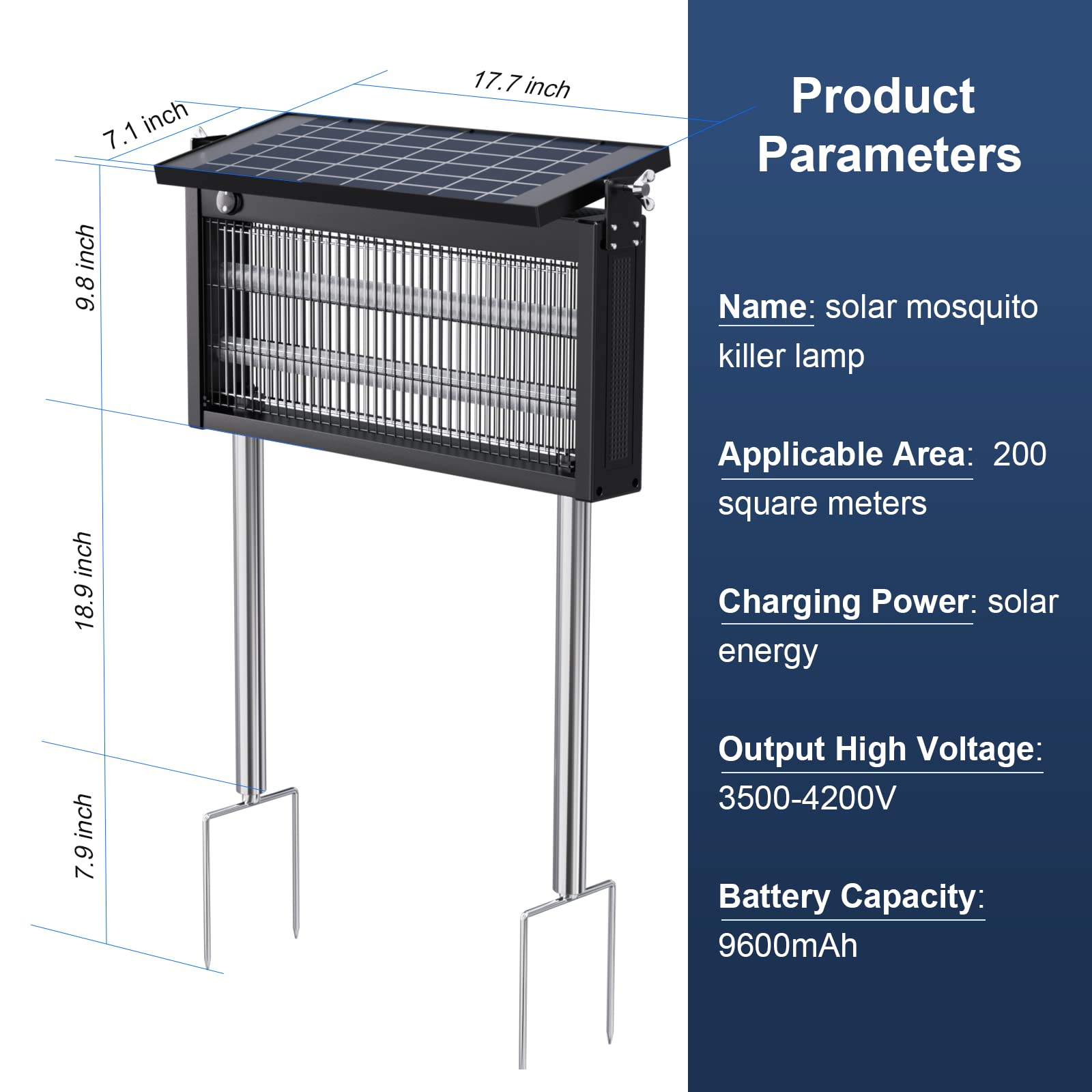 ZBNMY bug zapper indoors showing versatile lighting and pest control