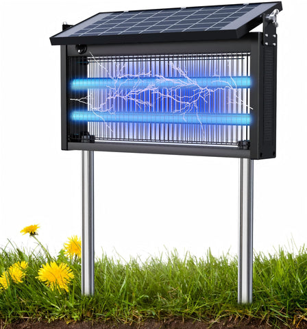 ZBNMY bug zapper outdoors with glow for patio mosquito deterrence