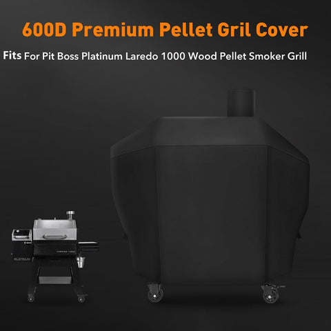 Close-up of waterproof 600D Oxford fabric on ZBXFCSH grill cover.