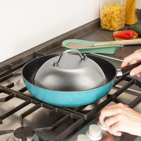 ZBXFCSH 2-pack dome lids: versatile, heat-saving grill accessories.