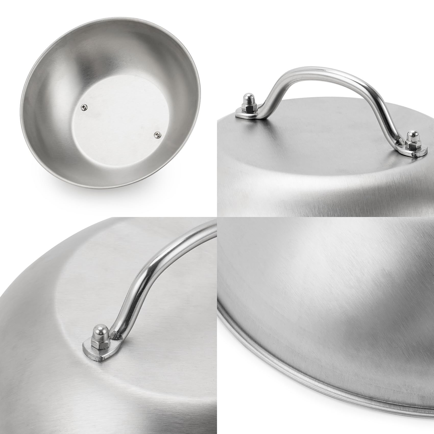 ZBXFCSH 9-inch dome keeps food warm while you plate and reveal.