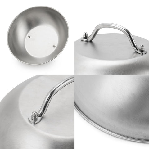 ZBXFCSH 9-inch dome keeps food warm while you plate and reveal.