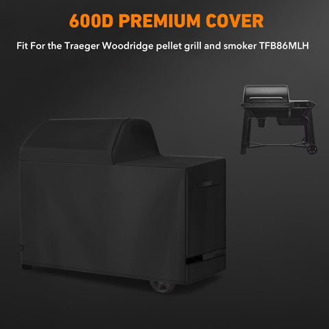 ZBXFCSH all-weather cover for TFB86MLH protects against rain and snow.