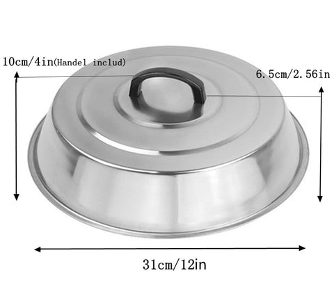 ZBXFCSH cheese-melting-dome concentrates heat to melt cheese quickly