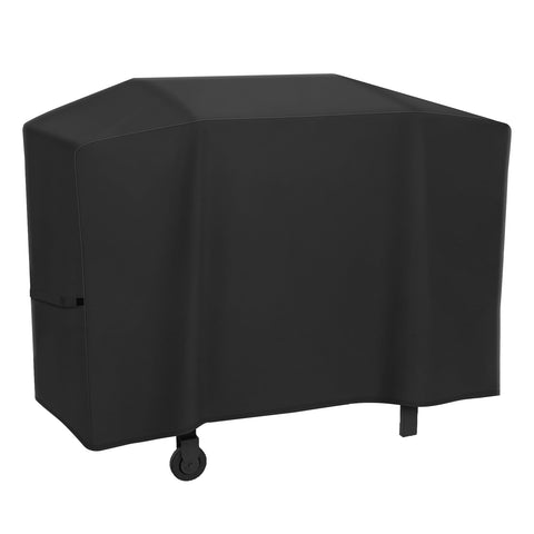 ZBXFCSH griddle cover wind strap close-up highlights secure fit against strong winds.