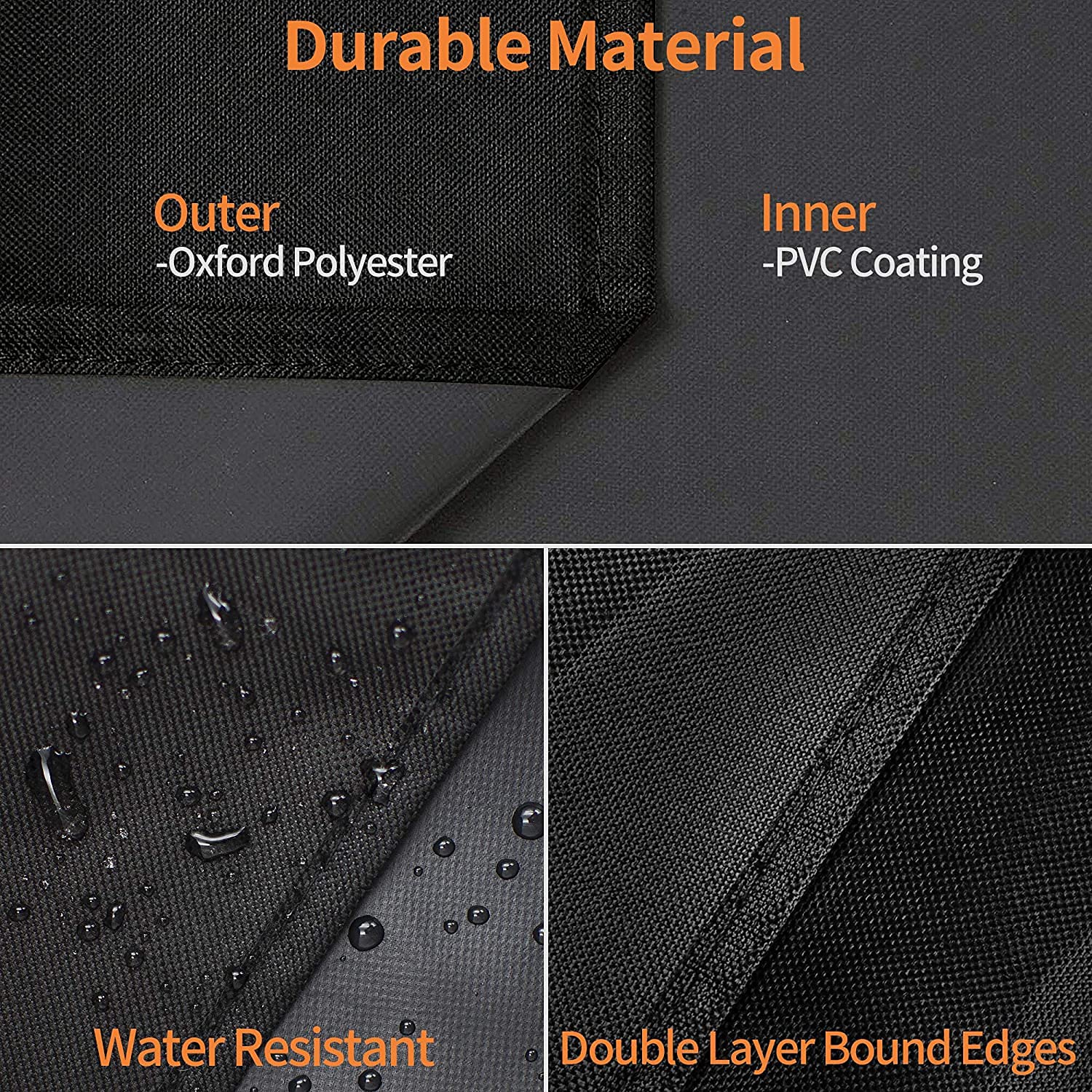 ZBXFCSH weatherproof grill cover keeps outdoor grills protected year-round.