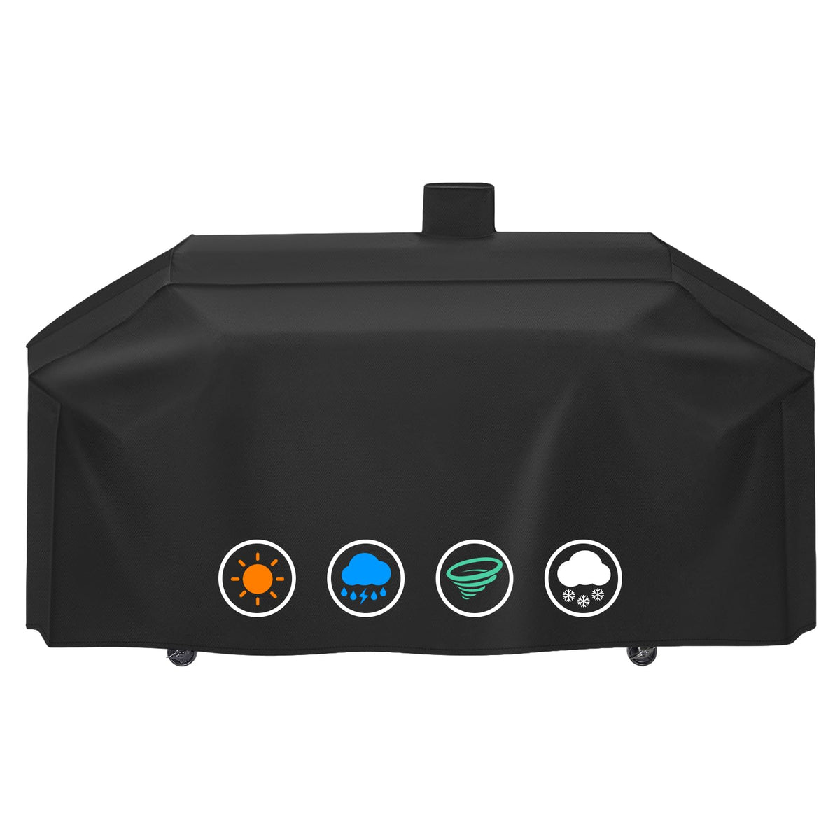 ZBXFCSH heavy-duty grill cover on Pit Boss Memphis Ultimate protects from rain and sun