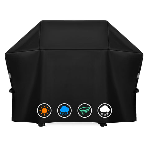 ZBXFCSH grill cover on Napoleon 61500 protecting from rain.