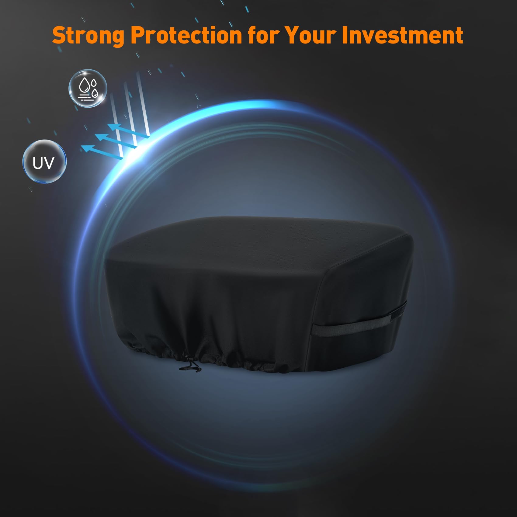 ZBXFCSH Smoke Hollow 205 TableTop cover shields from sun and rain