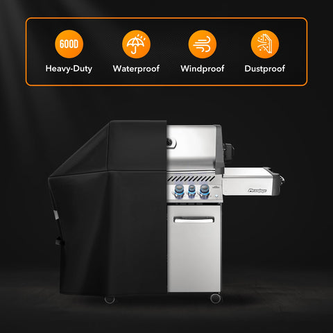 ZBXFCSH PVC-lined interior prevents tearing of grill surfaces.