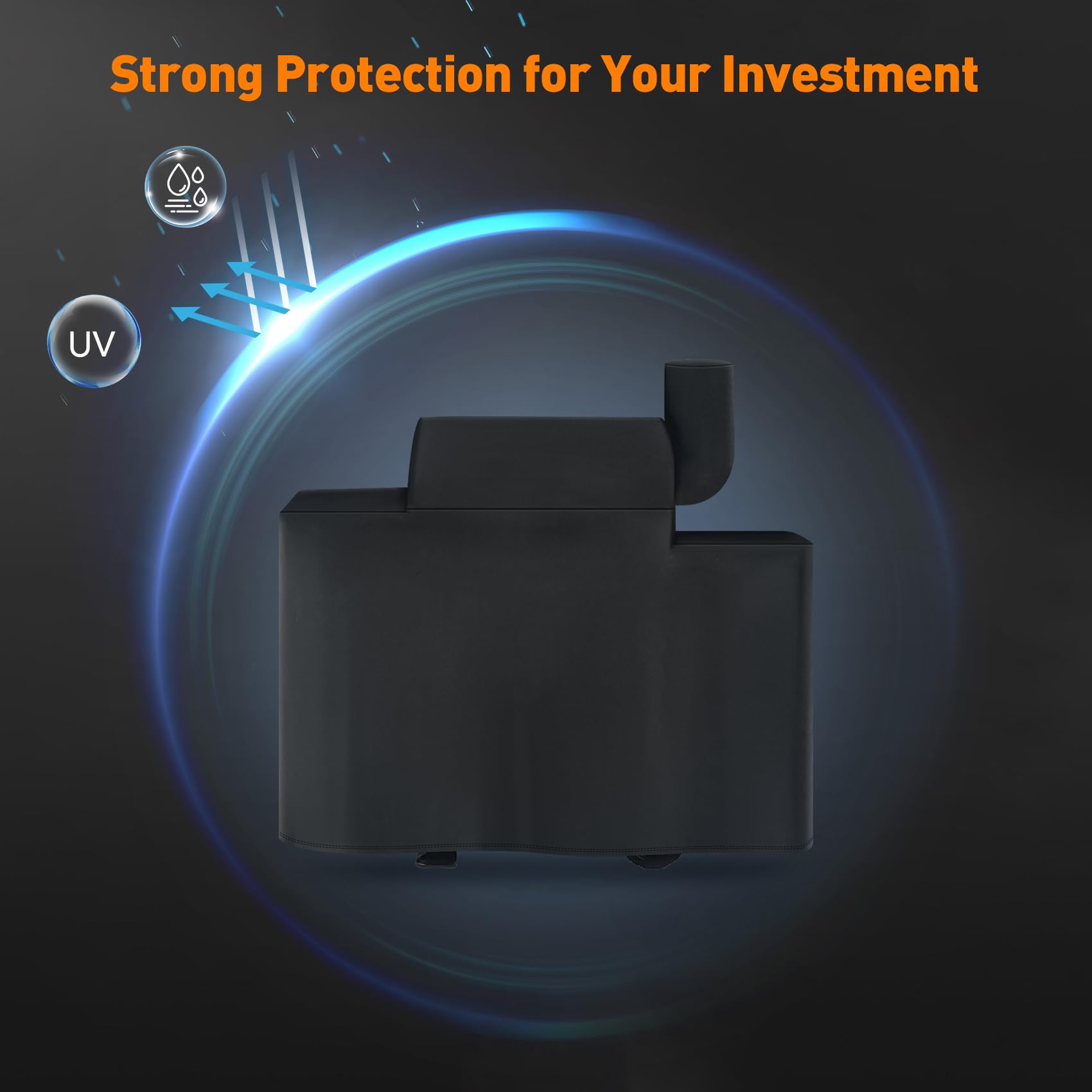 L6002E model grill cover protects against weather and debris