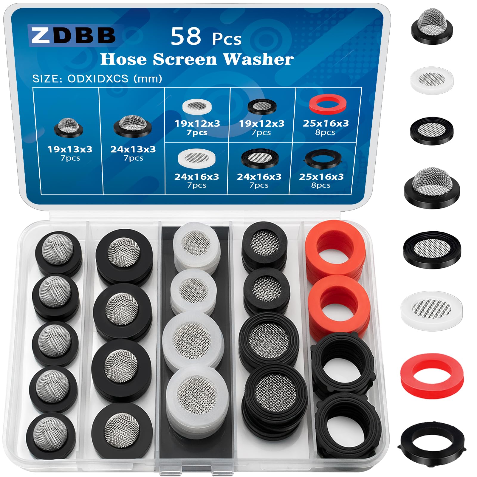 ZDBB stainless steel filter washers 304 protect nozzles from debris