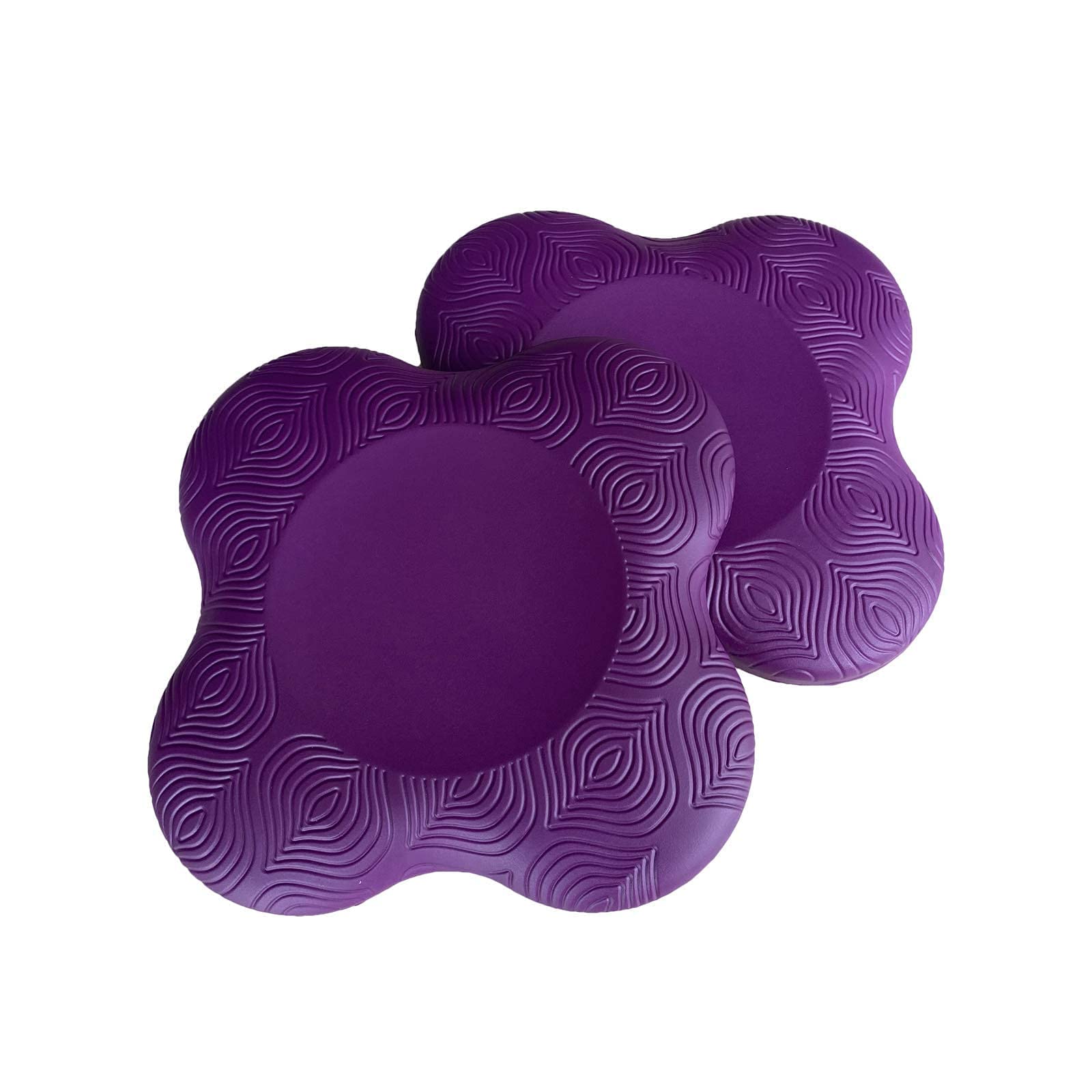 Zealtop yoga knee pad closeup of purple foam texture for cushioned support
