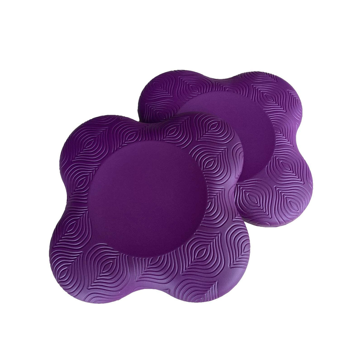 Zealtop yoga knee pad closeup of purple foam texture for cushioned support