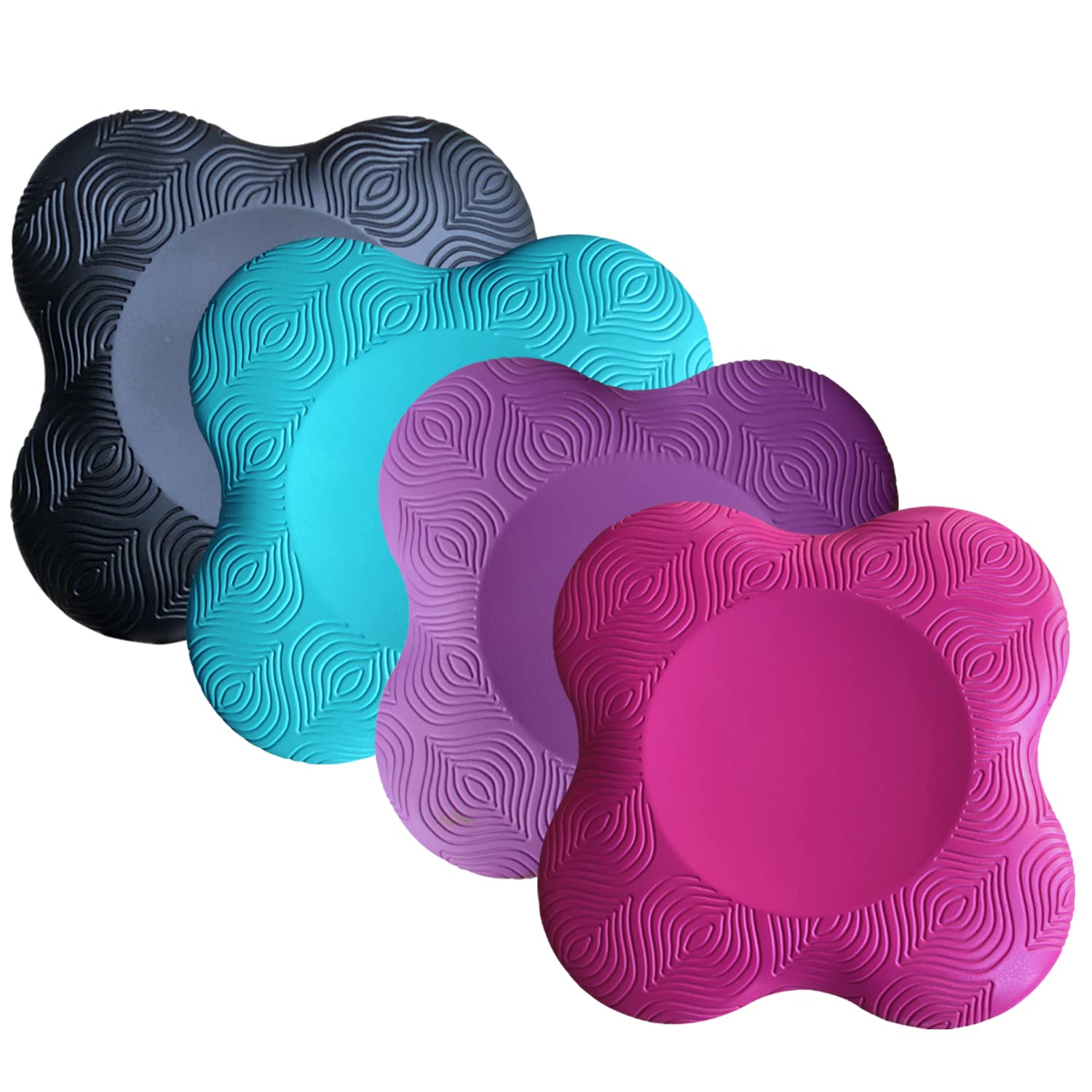 Zealtop knee pad non-slip surface on mat improves stability during poses