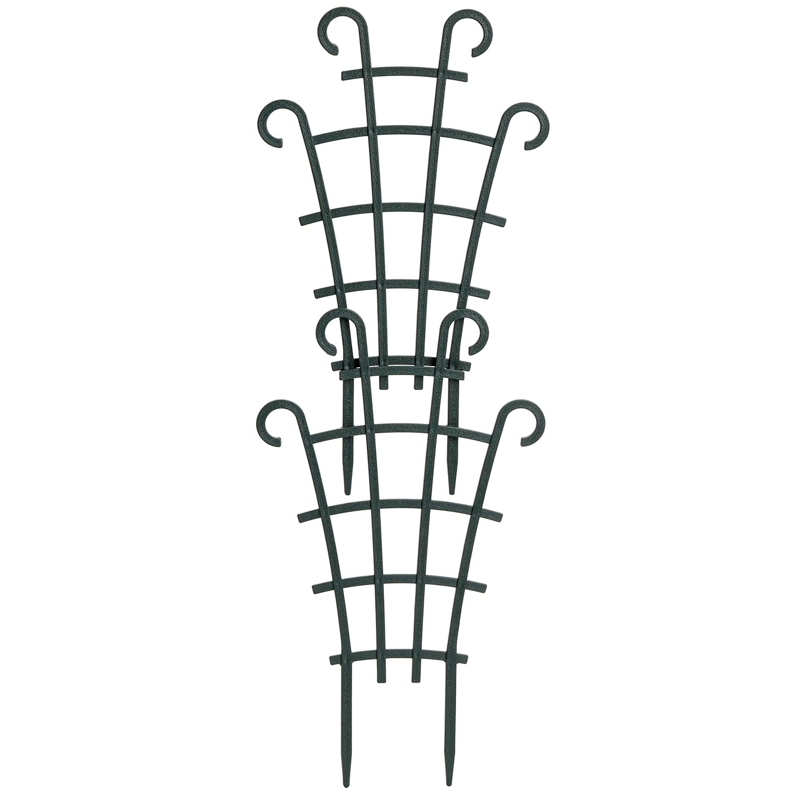 ZEAYEA dark-green trellis blends with decor