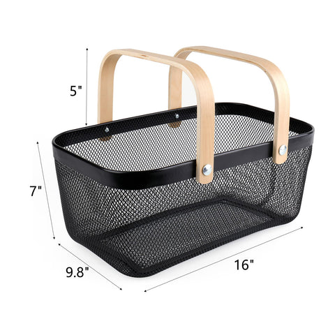 ZEAYEA garden harvest basket ideal for picking and transporting fresh produce.