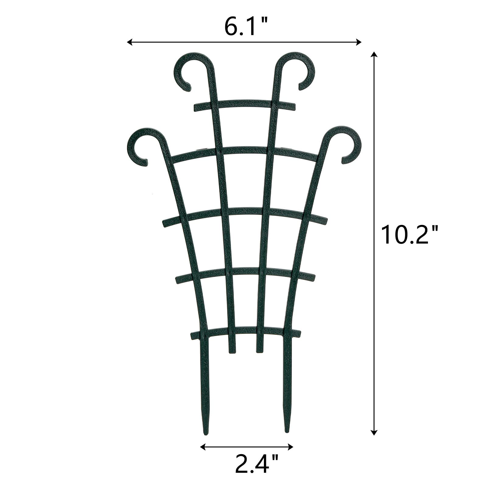ZEAYEA stackable trellis design shapes taller plants