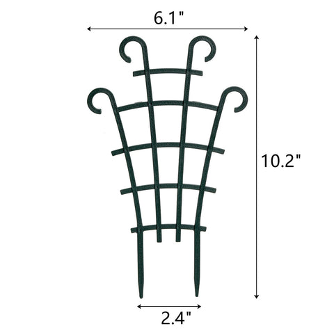 ZEAYEA stackable trellis design shapes taller plants