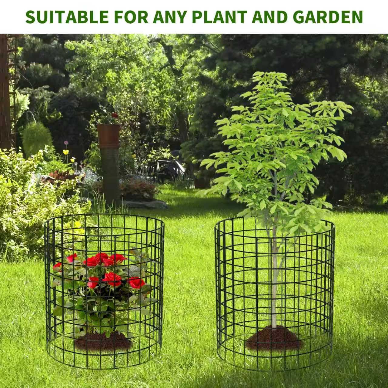 ZEAZEA vinyl-coated mesh guard withstands wind and rain for protection