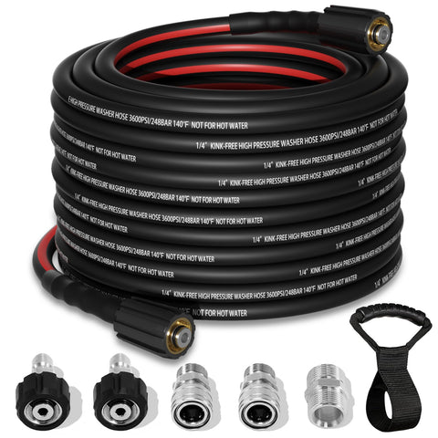 Zebra Clean 50ft flexible hose for easy cleaning with 3600 psi capacity