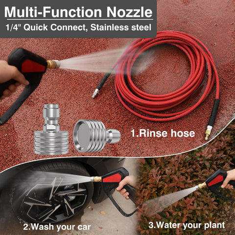 Zebra Clean pointed sewer nozzle targets deep clogs for thorough clearing.