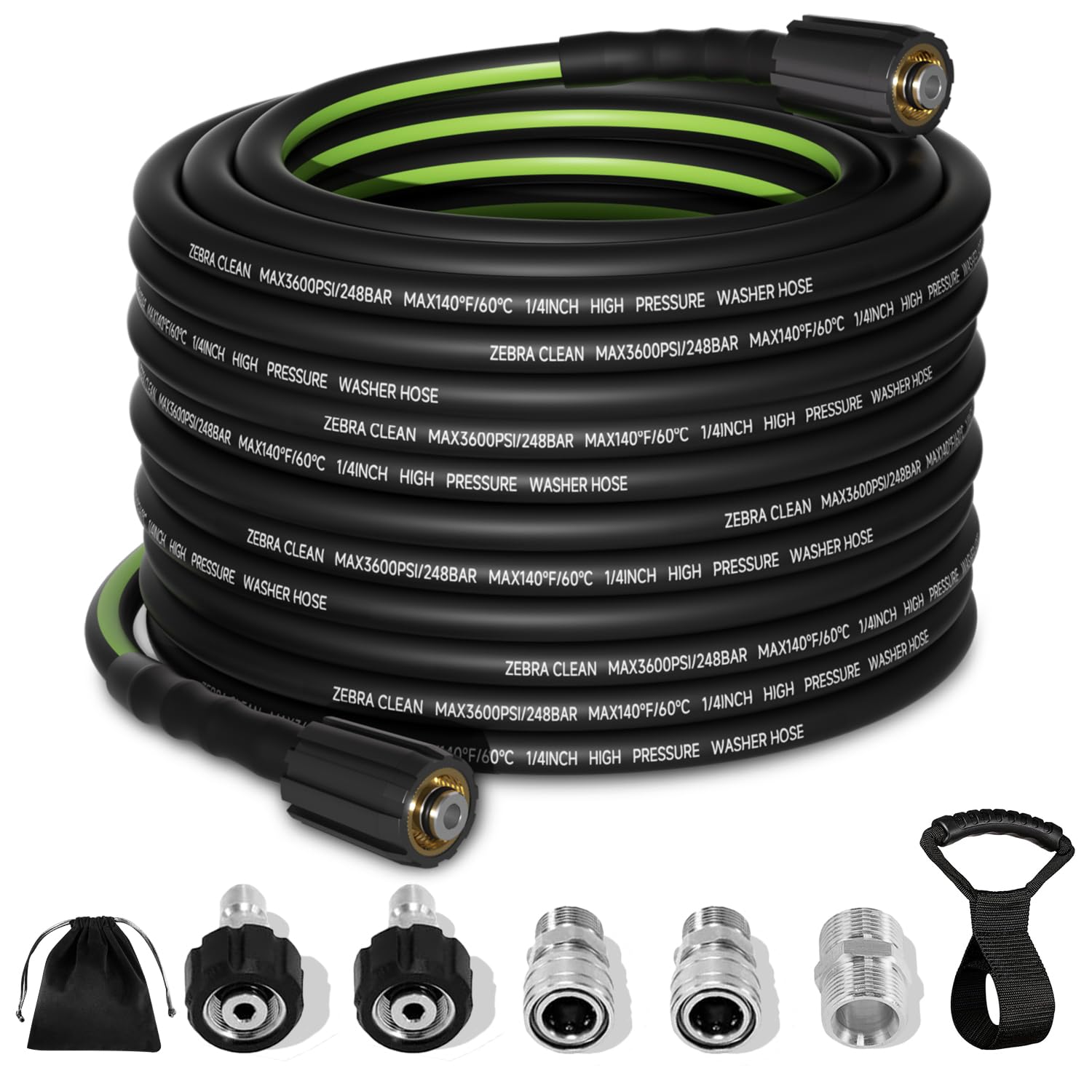 Zebra Clean pressure hose 50ft for extended reach and thorough cleaning