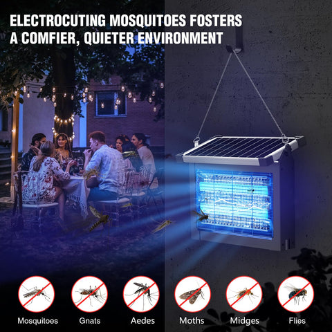 Zechuan bug zapper easy cleaning with powered-off safety