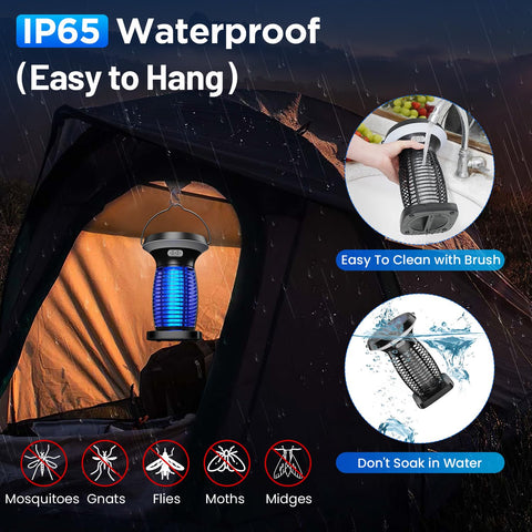 Zechuan bug zapper featuring SOS signal for safety awareness during outdoor use.