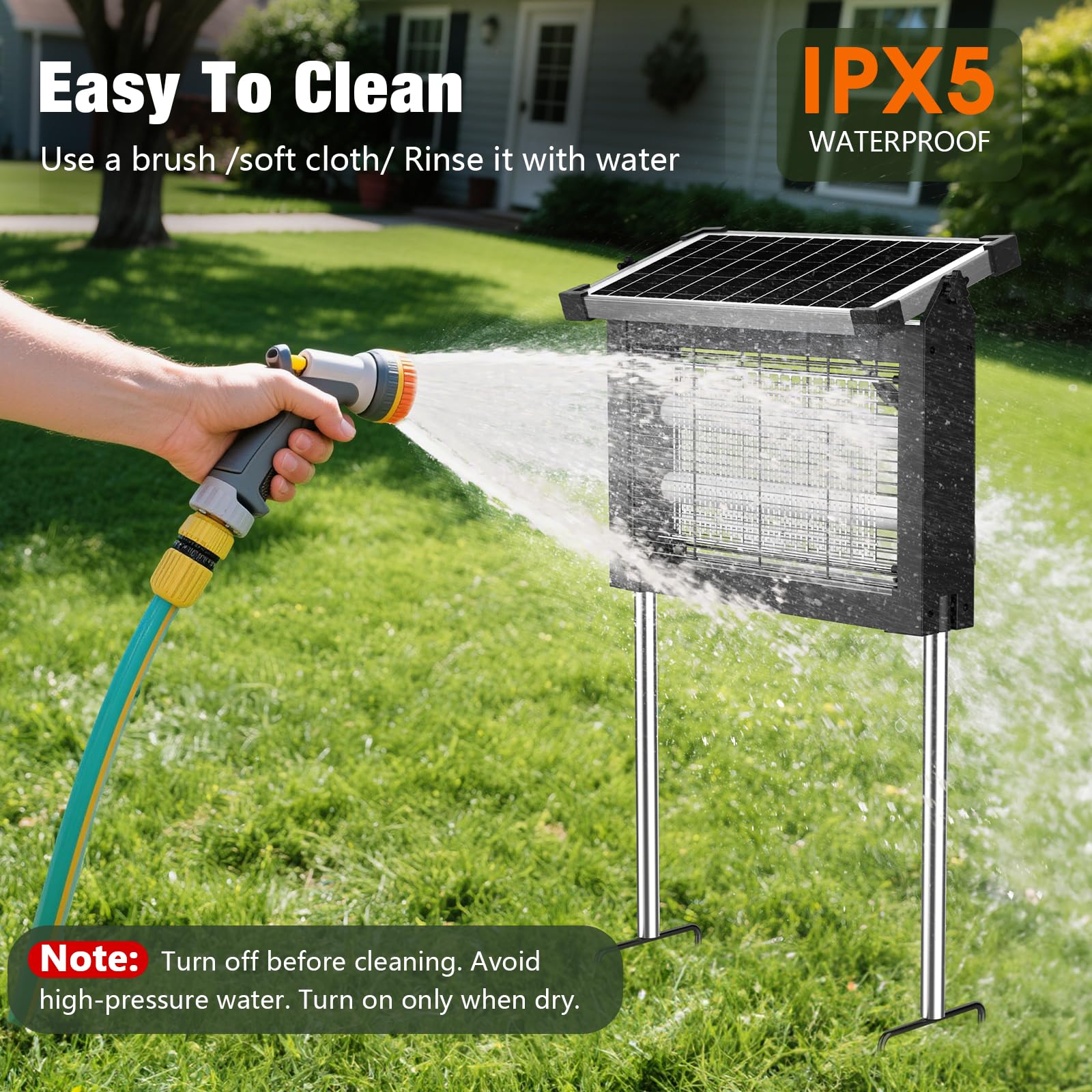 Zechuan ABS body with waterproof design for outdoor durability.
