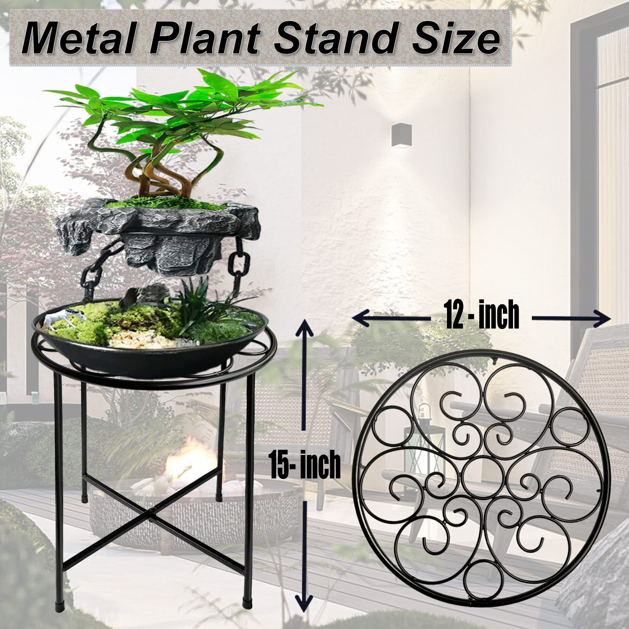 ZEECER retro-industrial plant display adds character to any room.