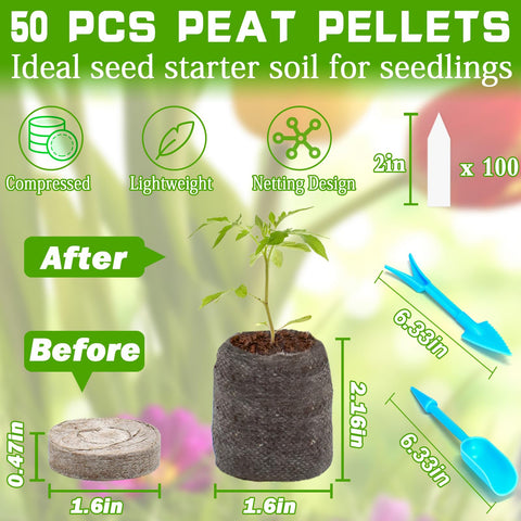 Zeedix 40mm seed pellets closeup showing expansion and moisture absorption